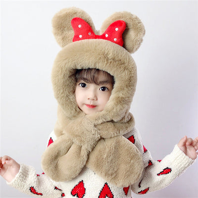 Warm Children's Scarves and Hats with Cute Designs